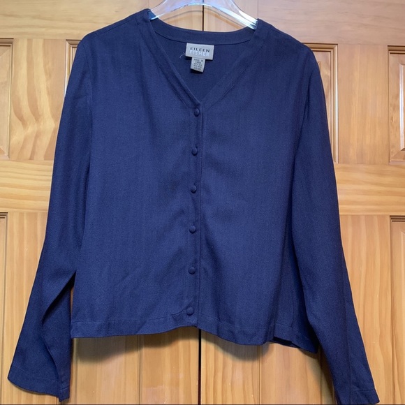 Eileen Fisher 100% Silk Top Size Small/Medium - Picture 1 of 4